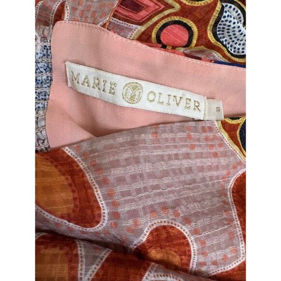 MARIE OLIVER Petra Maxi Dress Multi Geometric - Picture 9 of 9